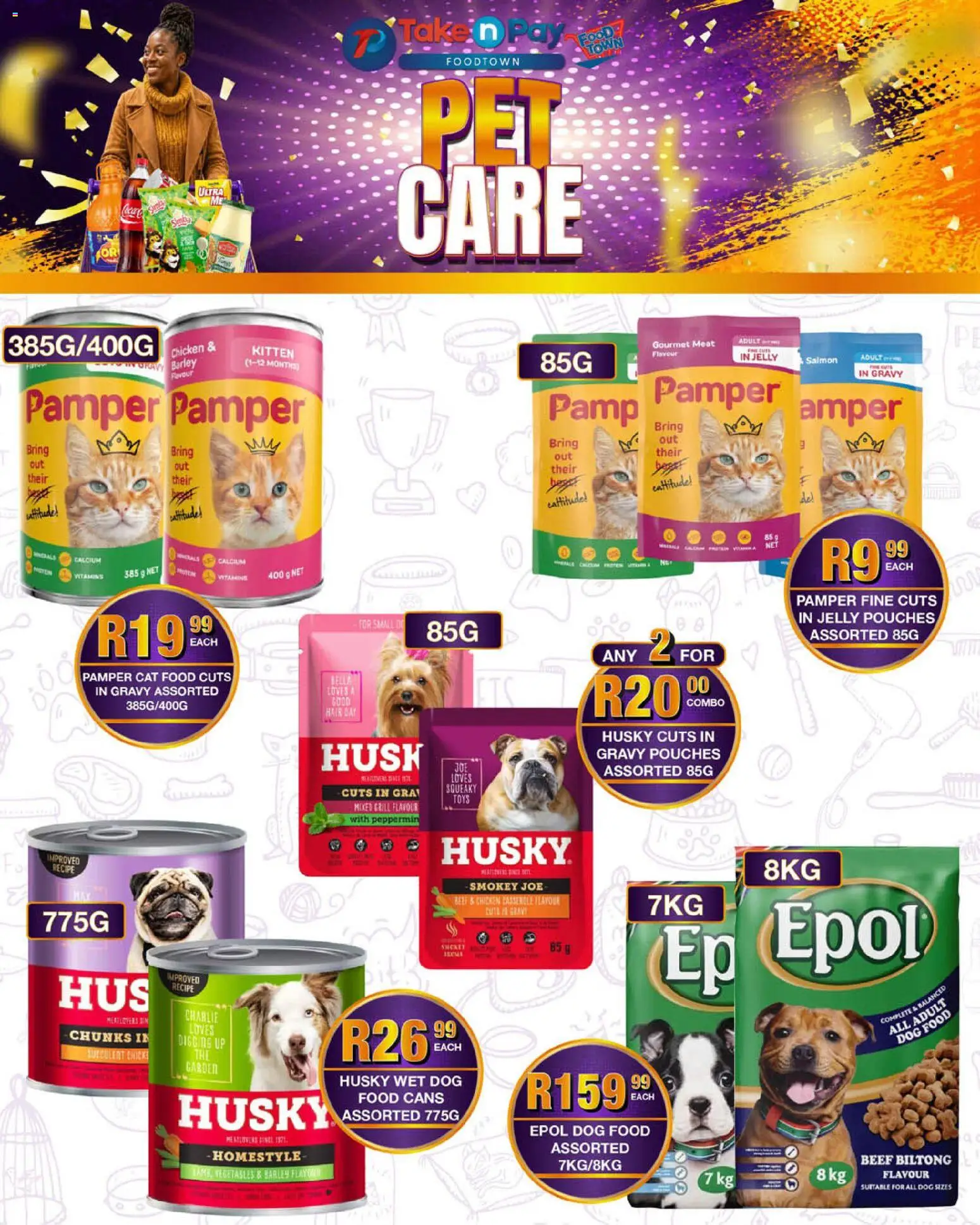 New Take n Pay catalogue – valid from 04.05.2026 | Page: 32 | Products: Grill, Toys, Beef, Cat food