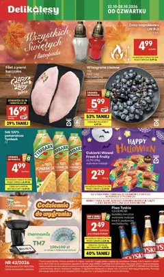 Pogląd oferty "Delikatesy Centrum gazetka" - ważna od 22.10.2026