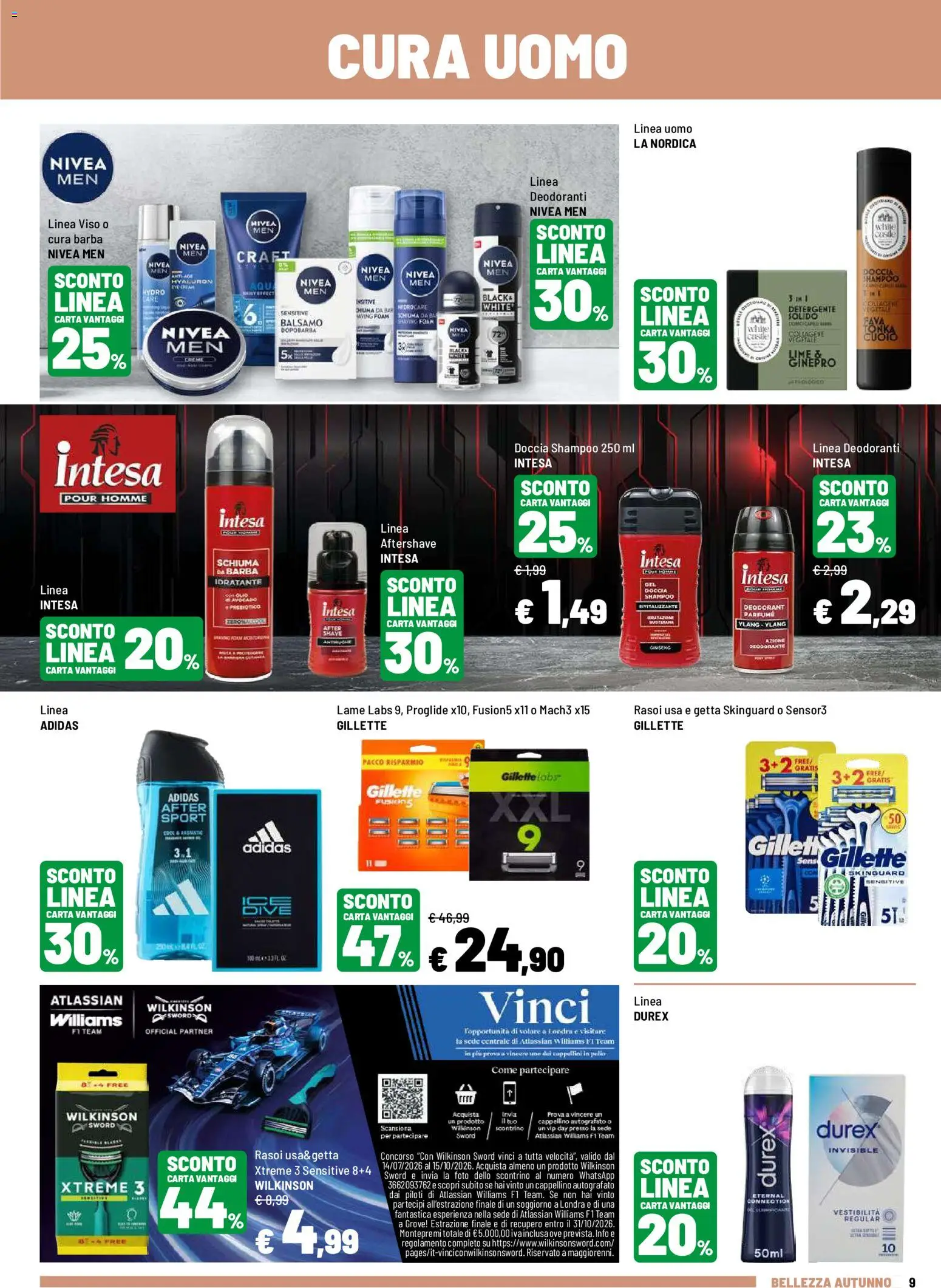 Volantino Iper del 21/09/2026 | Pagina: 9 | Prodotti: Shampoo, Schiuma, Deodorante, Detergente