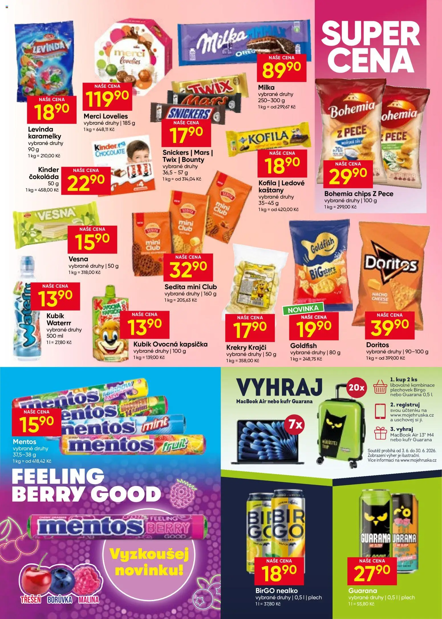 Hruška leták od 17.06.2026 | Strana: 9 | Produkty: Čokoláda, Milka, Merci, Krekry