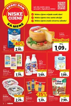 DOLINE Vrhnje za kuhanje, 20% m.m. 500 g - Pregled kataloga iz trgovine Plodine, vrijedi od 09.09.2026 | Stranica: 2
