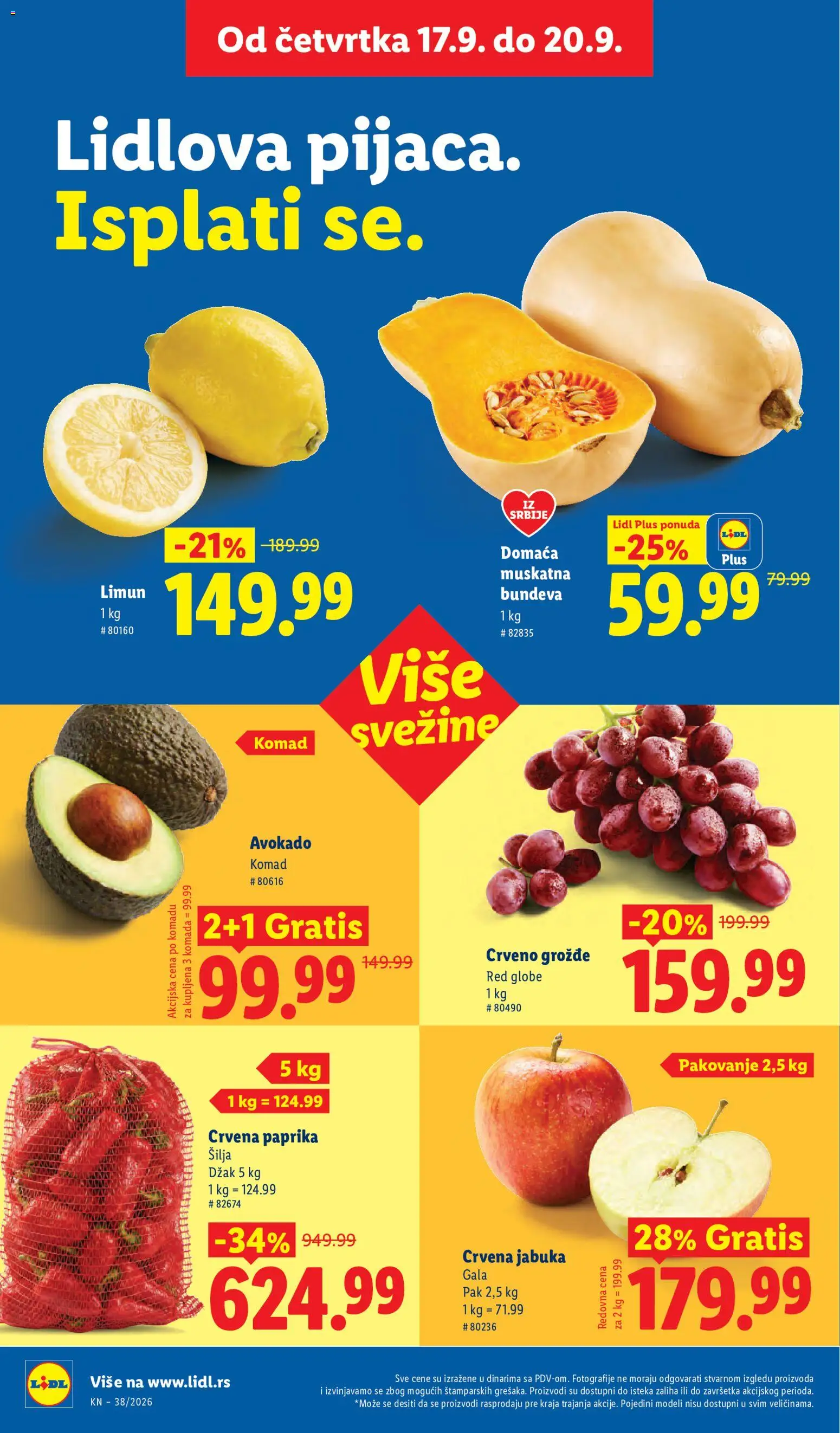 Lidl katalog - važi od 17.09.2026 | Strana: 22
