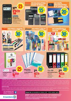 E.leclerc katalog akcije – veljaven od 16.09.2026 | Stran: 48 | Izdelki: Med, Kalkulator, Označevalci, Mapa