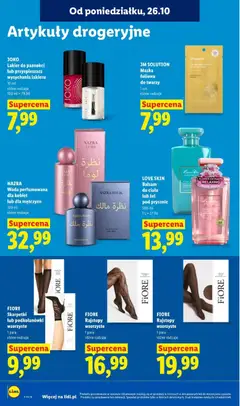 Pogląd oferty "FIORE Skarpetki lub podkolanówki wzorzyste, 1 para, różne rodzaje" - ważna od 26.10.2026 | Strona: 96 | Produkty: Rajstopy, Lakier do paznokci, Body, Woda