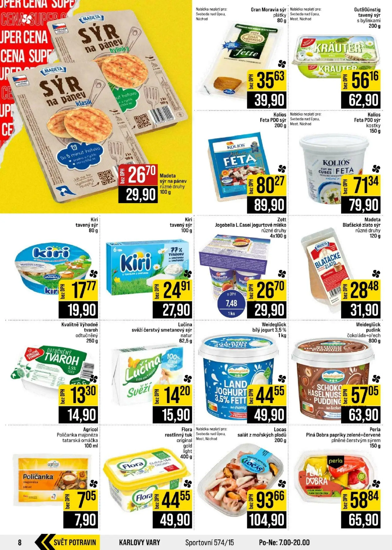 Jip leták - Cash & Carry od 12.08.2026 | Strana: 8 | Produkty: Tavený sýr, Lučina, Majonéza, Bílý jogurt