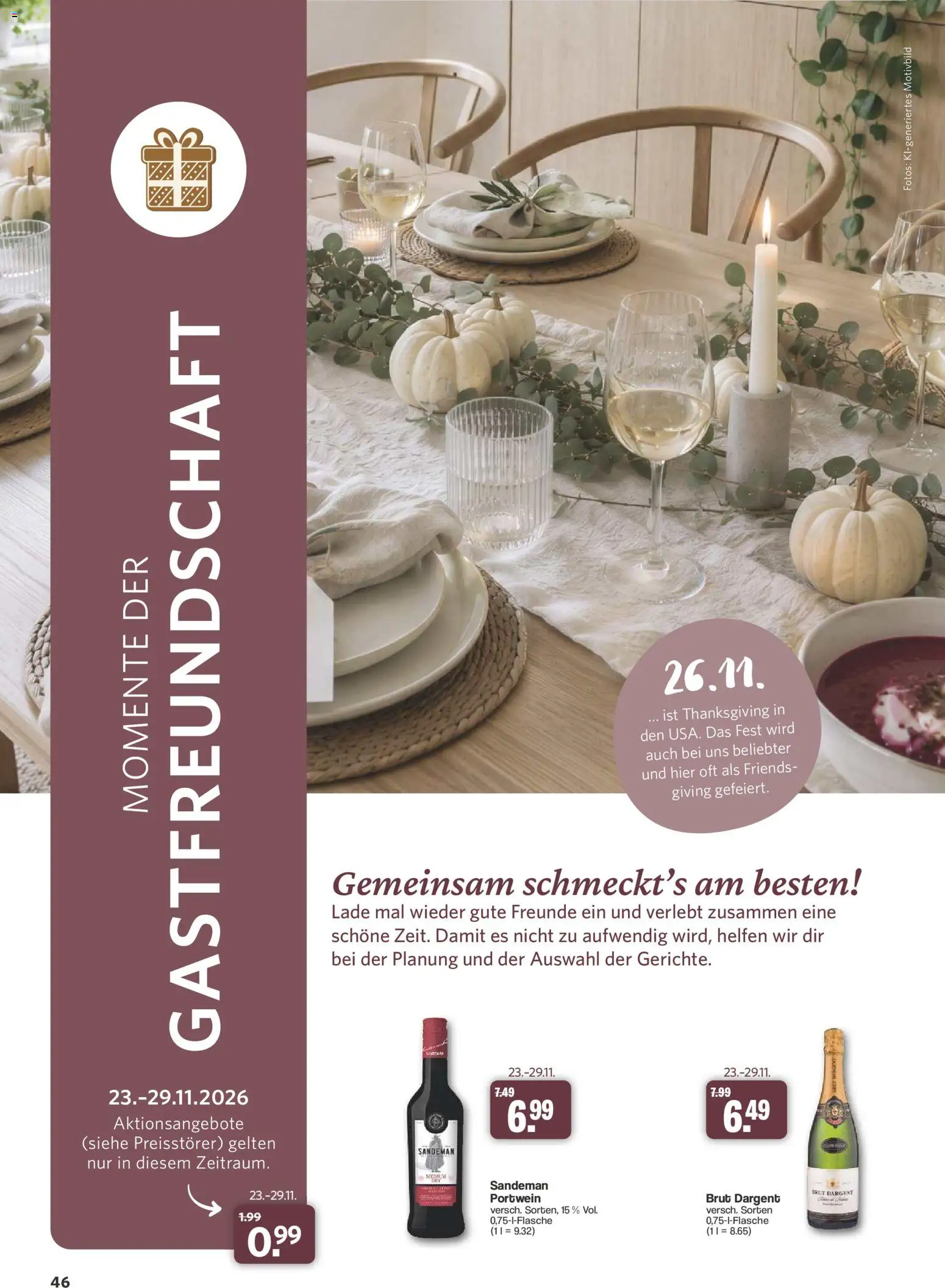 Famila Nordwest myTime November 2026 – gültig ab 26.10.2026 | Seite: 46 | Produkte: Brut dargent