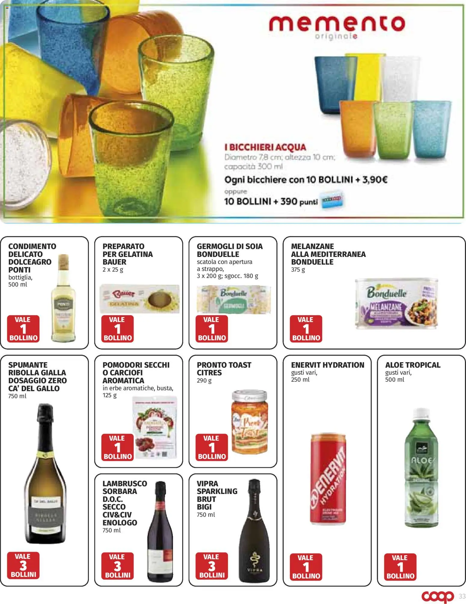 Volantino COOP del 11.06.2026 | Pagina: 33 | Prodotti: Pomodori, Carciofi, Pomodori secchi, Scatola