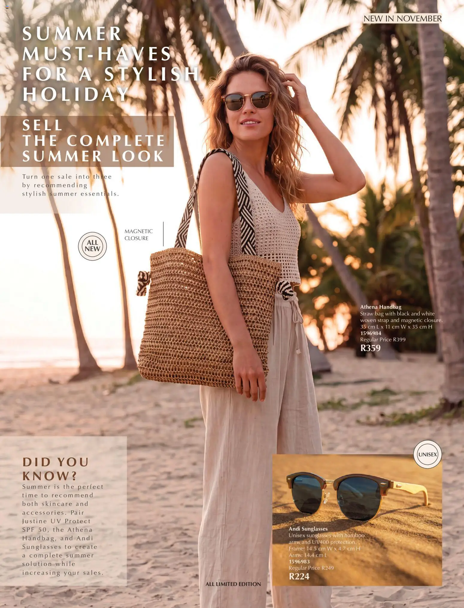 New Justine catalogue – valid from 01/10/2026 | Page: 9 | Products: Handbag, Bag, Sunglasses, Frame