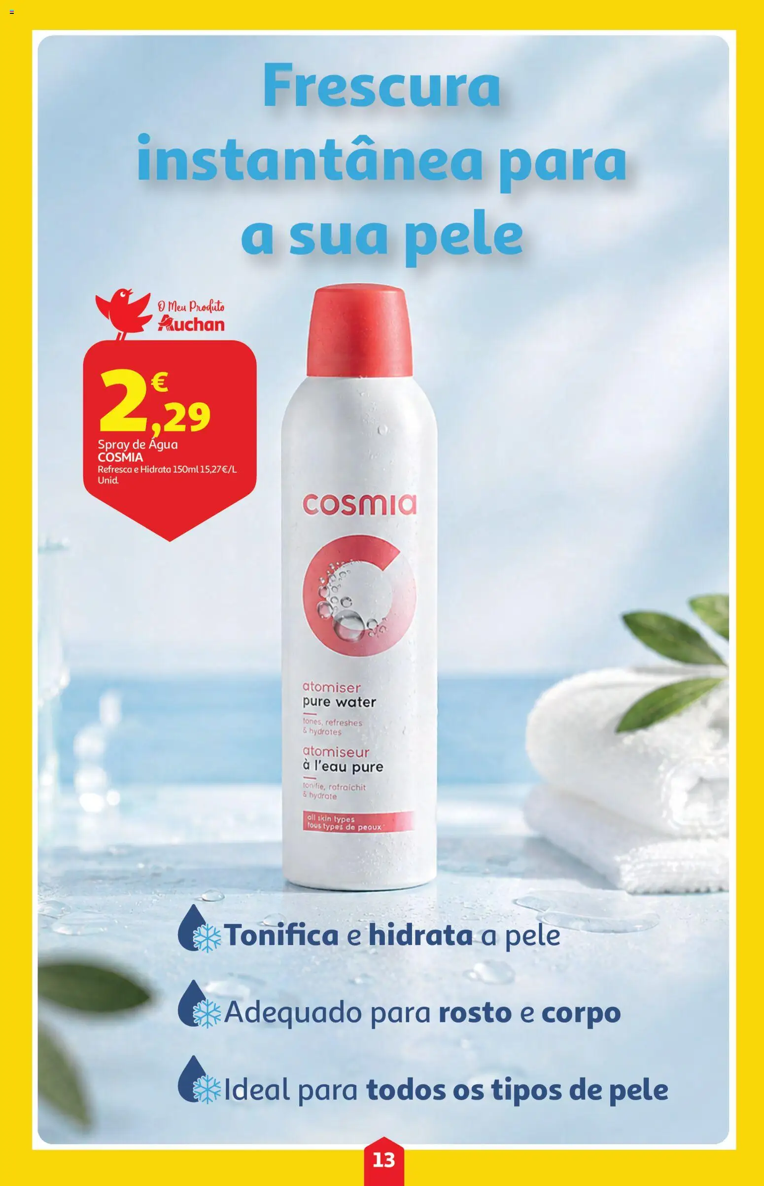 Auchan folheto │ válido de 25/06/2026 | Página: 13 | Produtos: Agua