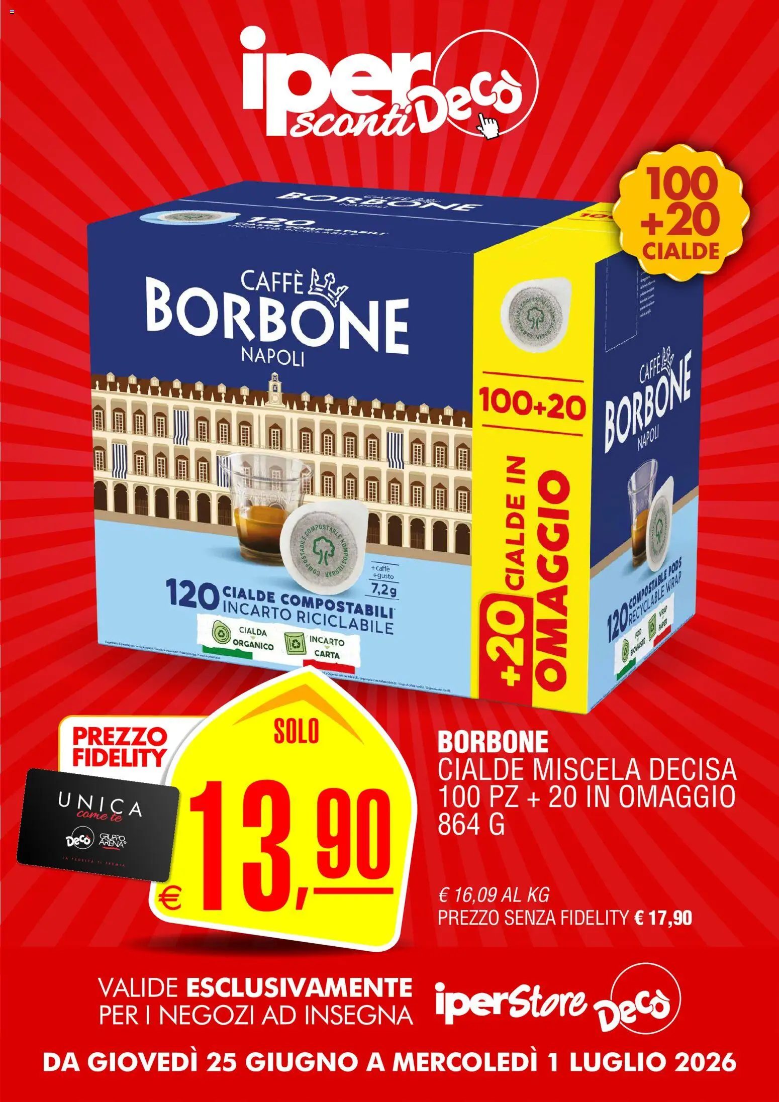 Volantino Decò del 25/06/2026 | Pagina: 8 | Prodotti: Caffè, Tè