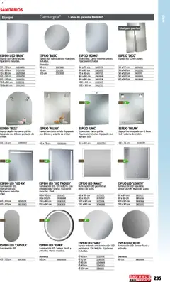 Vista previa Bauhaus ProService válido desde el 11.05.2026 | Página: 235 | Productos: Marco, Galette de chaise, Estante, Espejo