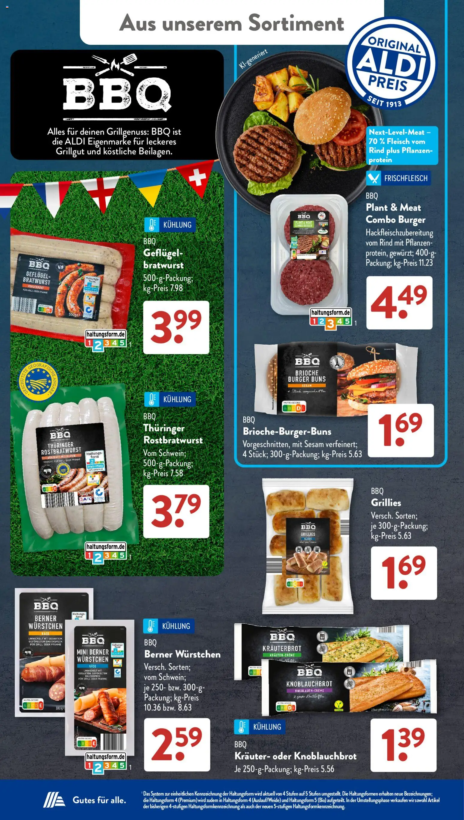 Aldi Süd Prospekt – gültig ab 13.07.2026 | Seite: 18 | Produkte: Grill, Käse, Bratwurst, Burger