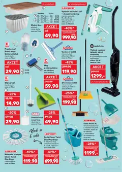 Náhled letáku Prachovka/Ruční mop/Čisticí váleček, různé druhy, cena za 1 kus od 29.04.2026 | Strana: 7 | Produkty: Vysavač na okna, Switch On, Vysavače, WC kartáč