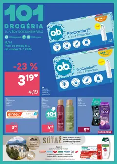101 drogerie leták platný od 08.07.2026