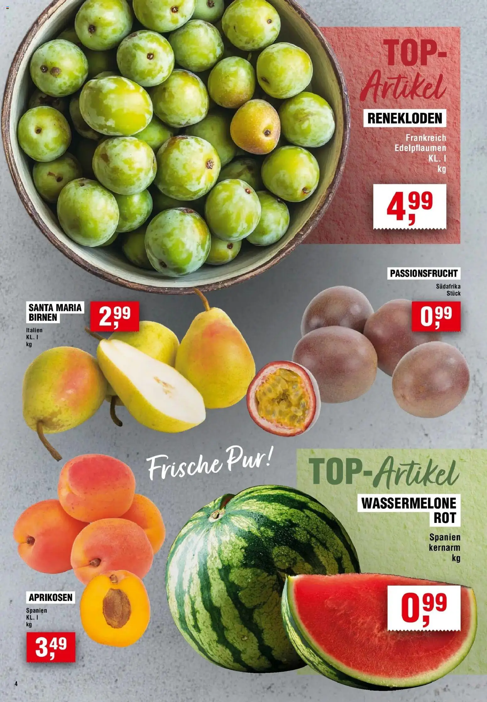 Edeka Prospekt Bochum (ab 20.08.2026) » Angebote Online | Seite: 4 | Produkte: Wassermelone