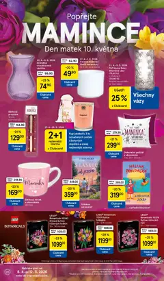 Náhled letáku F&F Home Daisy Skleněná váza, Skleněná váza od 29.04.2026 | Strana: 26 | Produkty: LEGO, Hrnek, Vázy, Váza