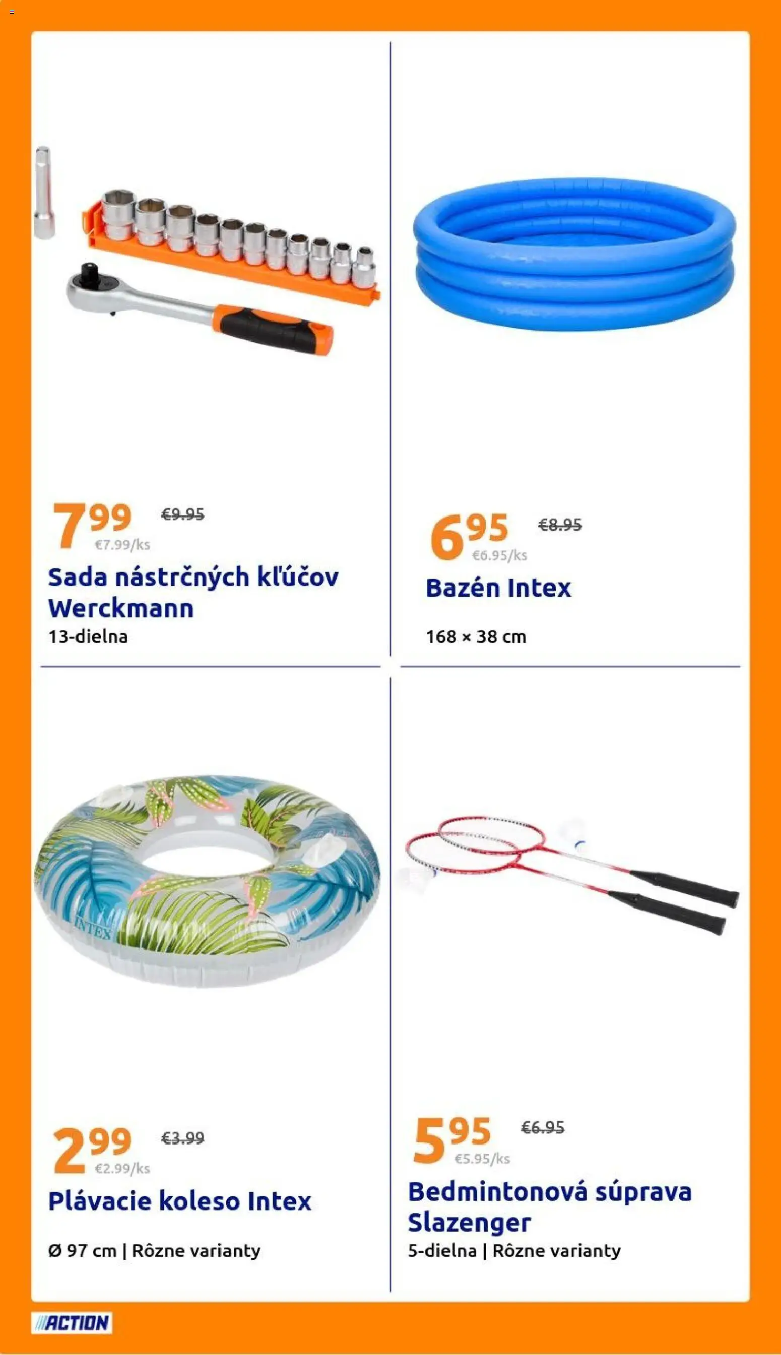 Nové Action akcie – leták je platný od 10.06.2026 | Strana: 20 | Produkty: Bazén