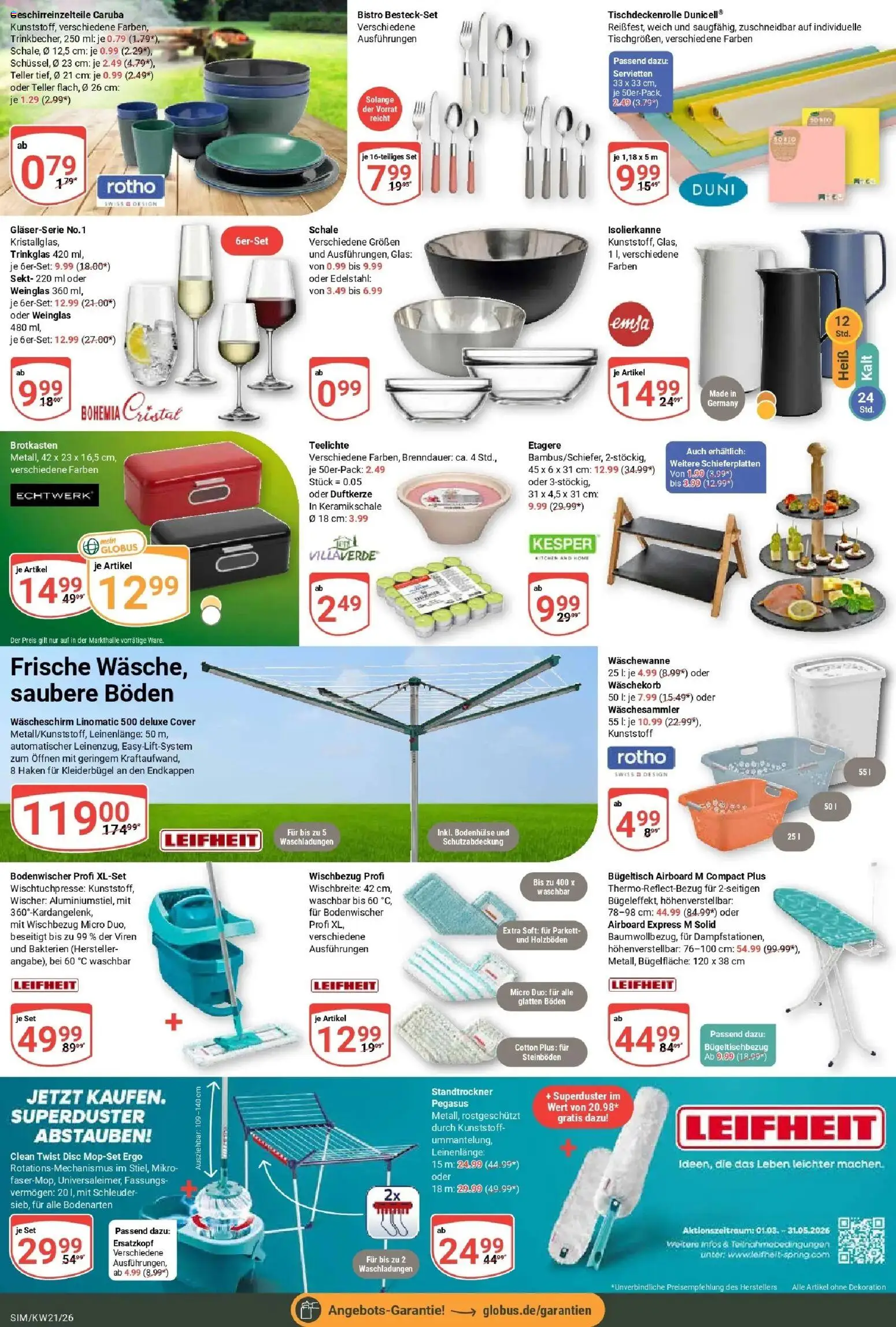 Globus Prospekt Simmern – gültig ab 17.05.2026 | Seite: 23 | Produkte: Sekt, Kleiderbügel