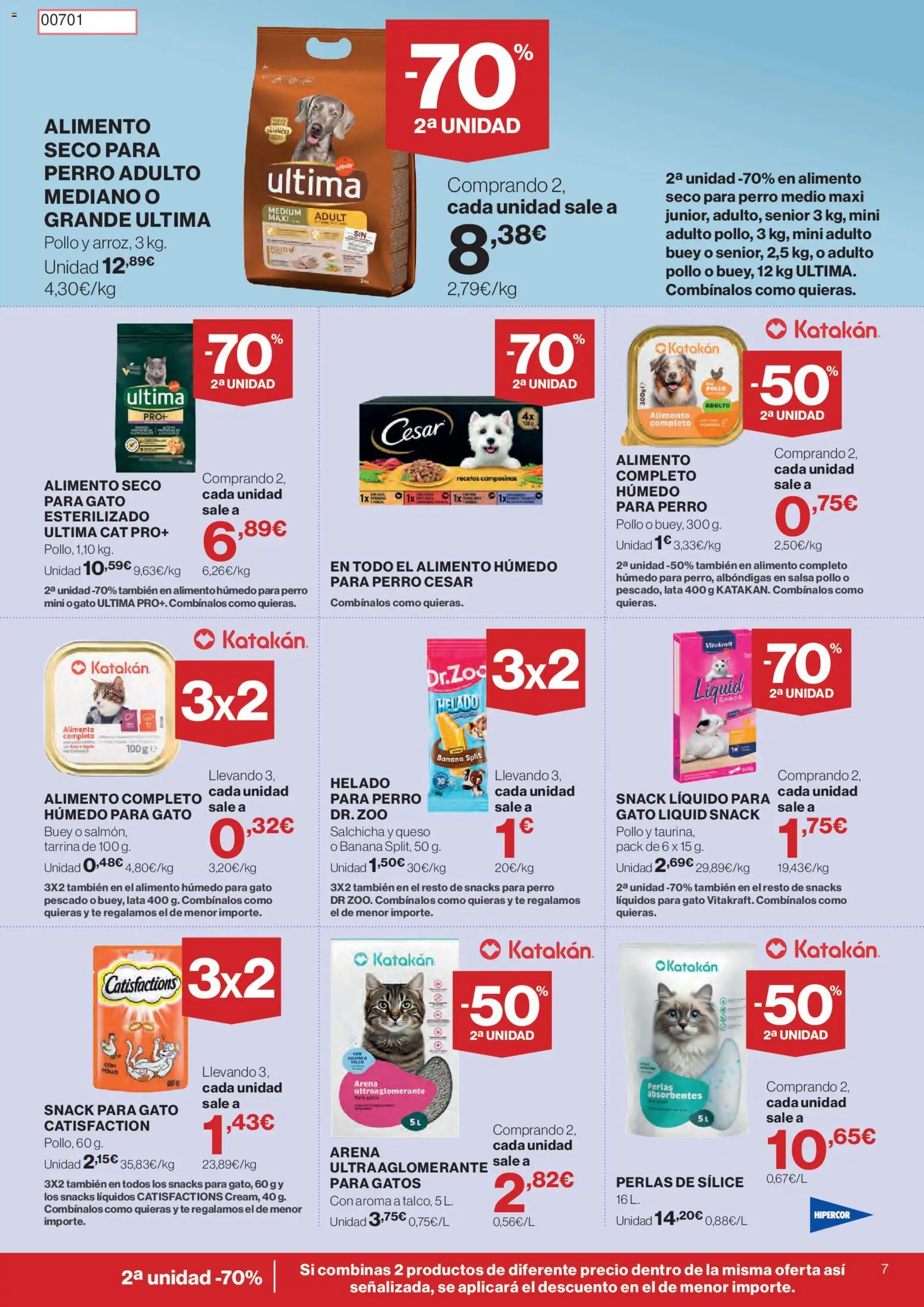 Hipercor catálogo │ válido desde el 30/07/2026 | Página: 7 | Productos: Queso, Pescado, Té, Helado