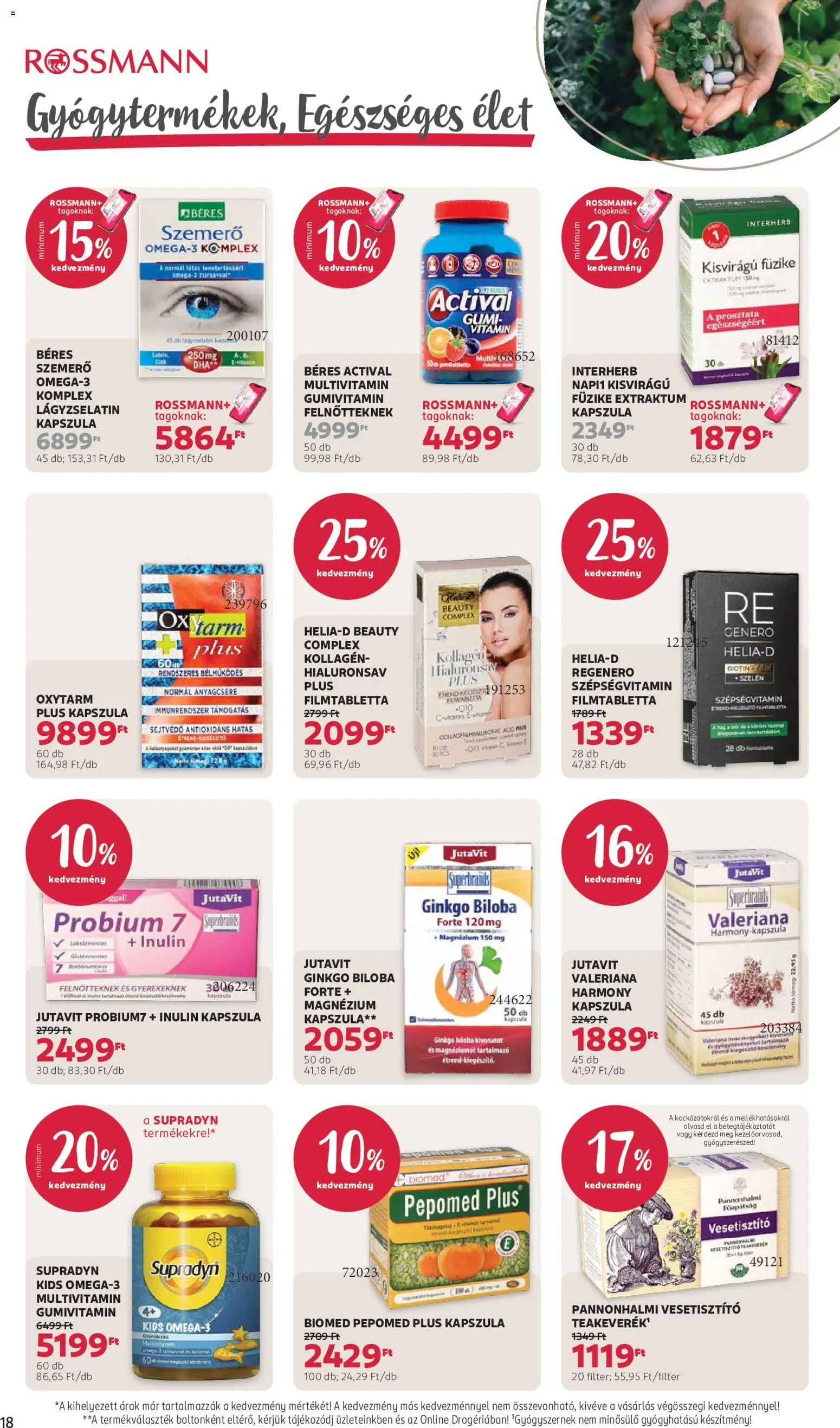 Rossmann akciós ujság - amely érvényes a következő dátumtól: 2026.08.17. | Oldal: 22 | Termékek: Magnézium, Vitamin, Supradyn, Multivitamin