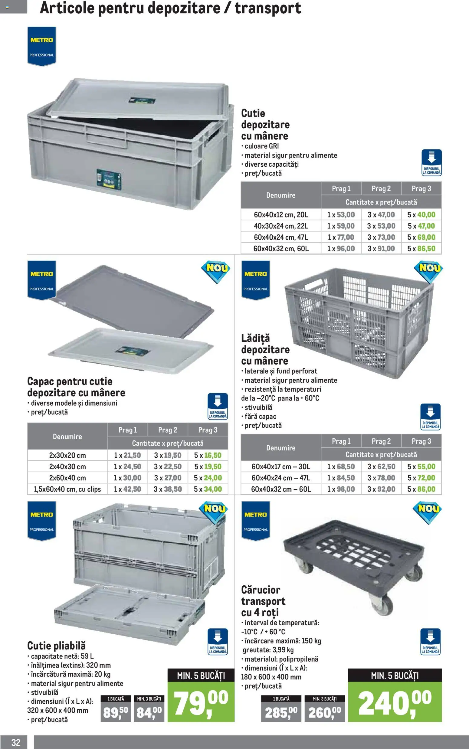 Noul catalog Metro – valabil de la 01.04.2026 | Pagină: 32 | Produse: Cutie