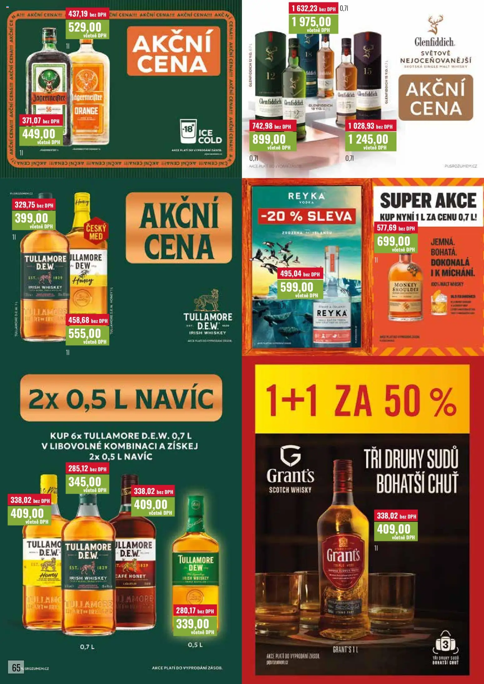 Ratio leták od 01.05.2026 | Strana: 66 | Produkty: Whiskey, Vodka, Whisky