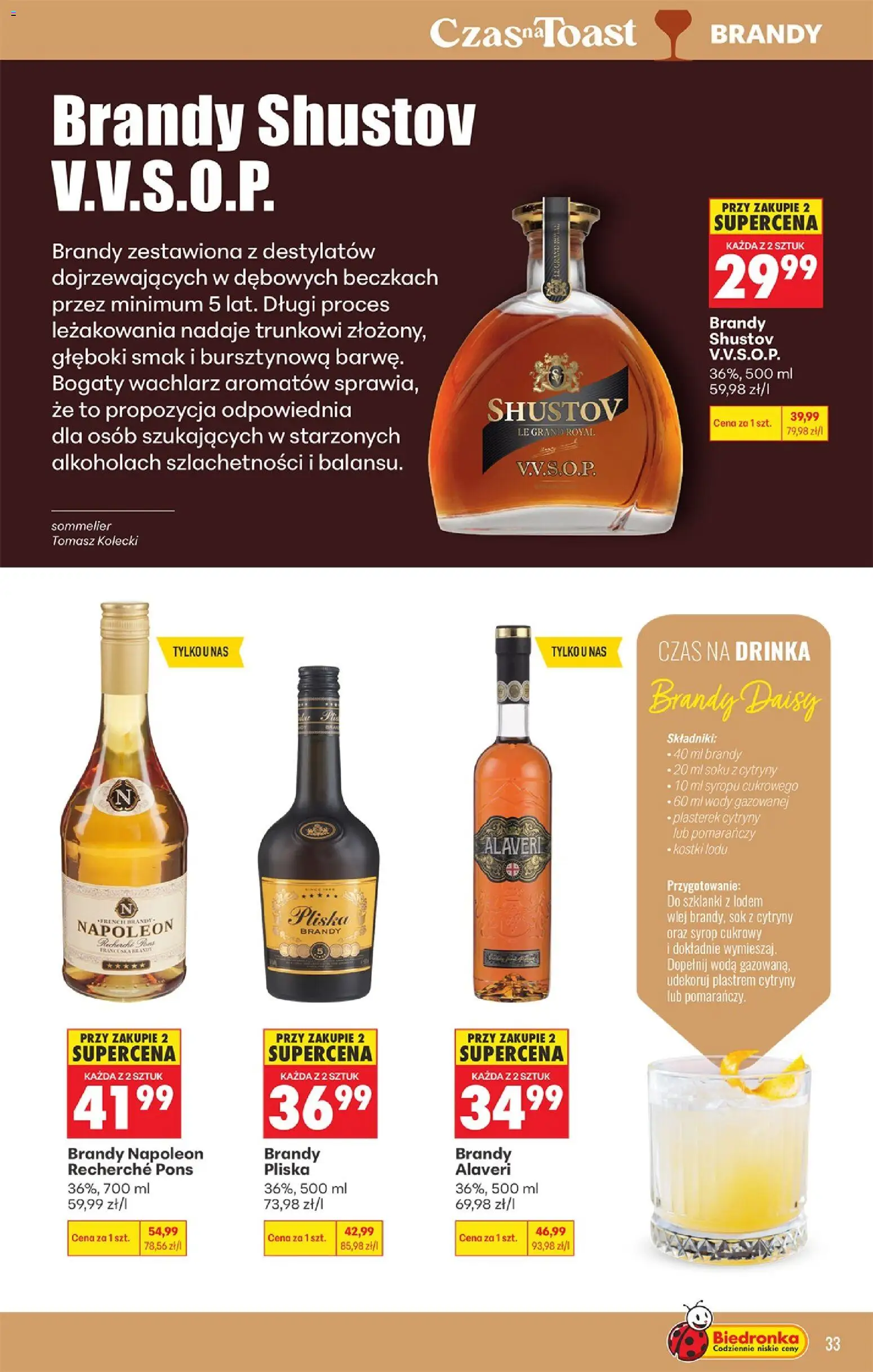 Biedronka gazetka - Czas na toast od 18.05.2026 | Strona: 33
