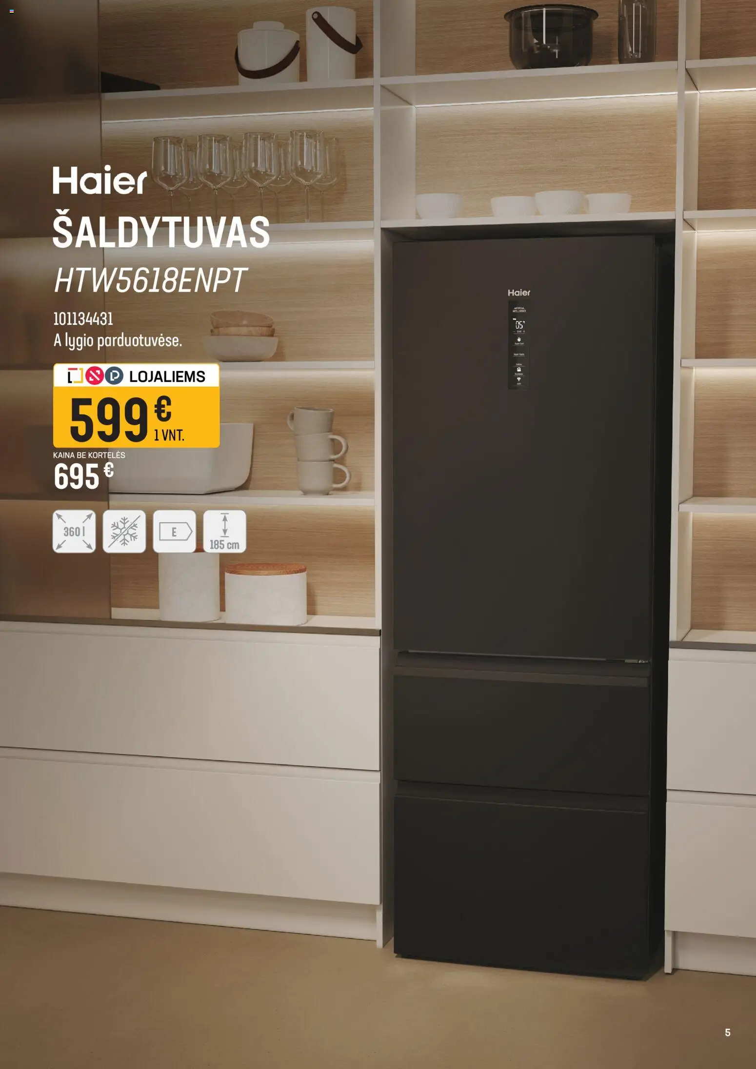 Senukai akcijos nuo 03.06.2026 | Puslapis: 5 | Prekių: Šaldytuvas