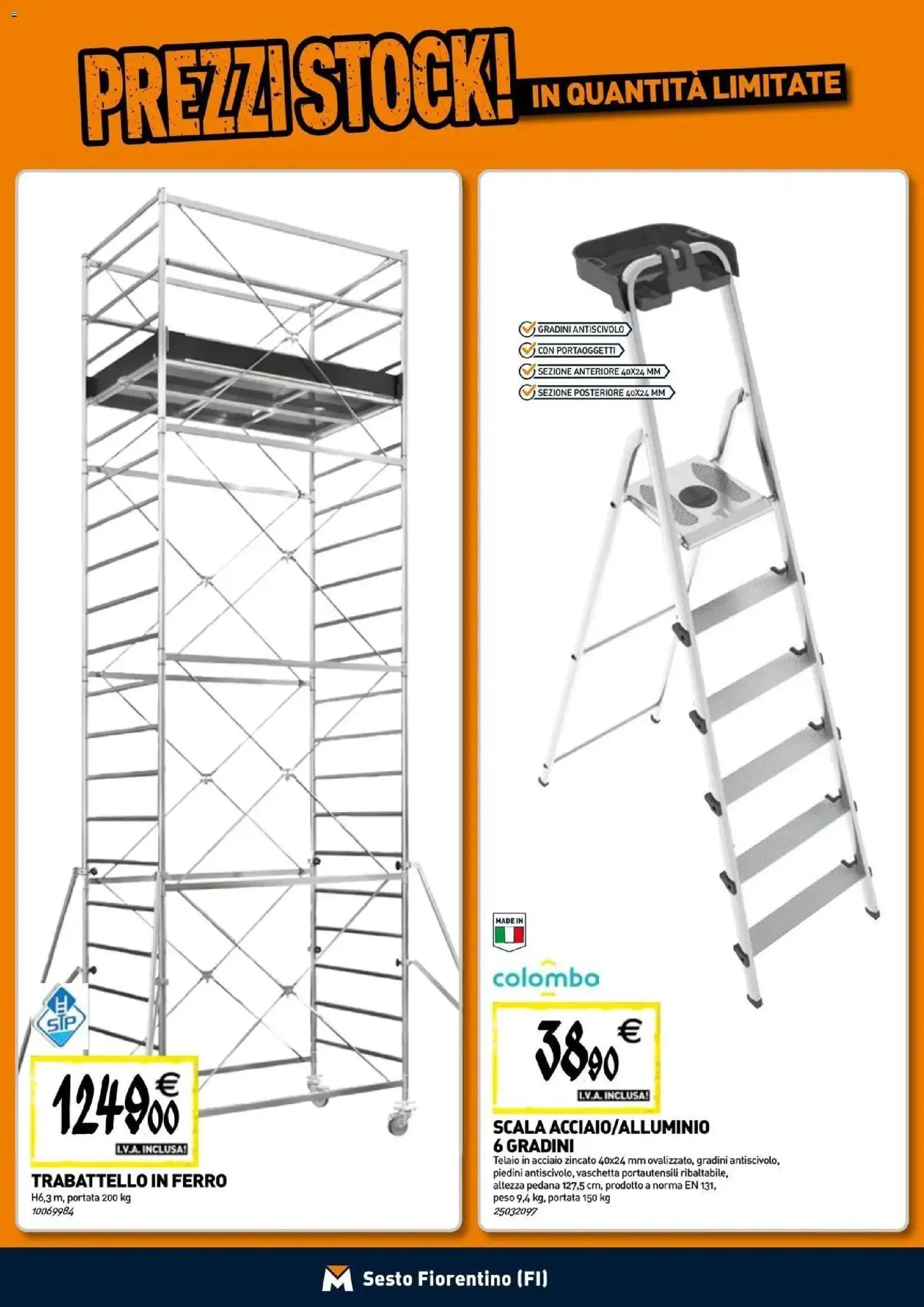 Volantino TECNOMAT del 24/09/2026 | Pagina: 16 | Prodotti: Scala, Ferro