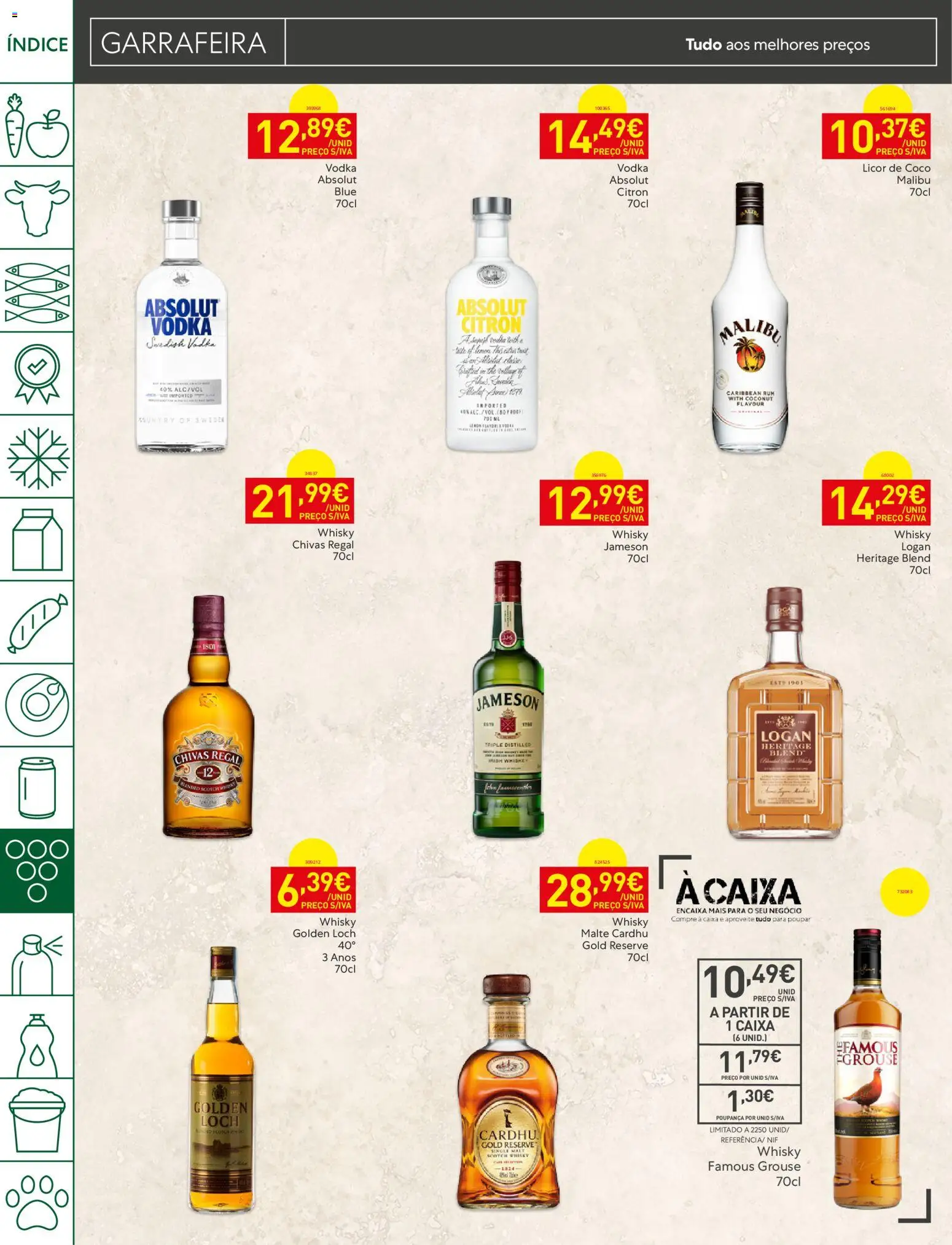 Recheio folheto Madeira │ válido de 11/08/2026 | Página: 30 | Produtos: Whisky Jameson, Rum, Licor, Coco