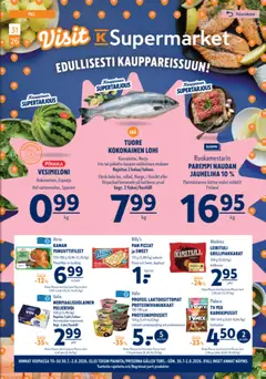 K-Supermarket-mainoslehti voimassa 30/07/2026 alkaen
