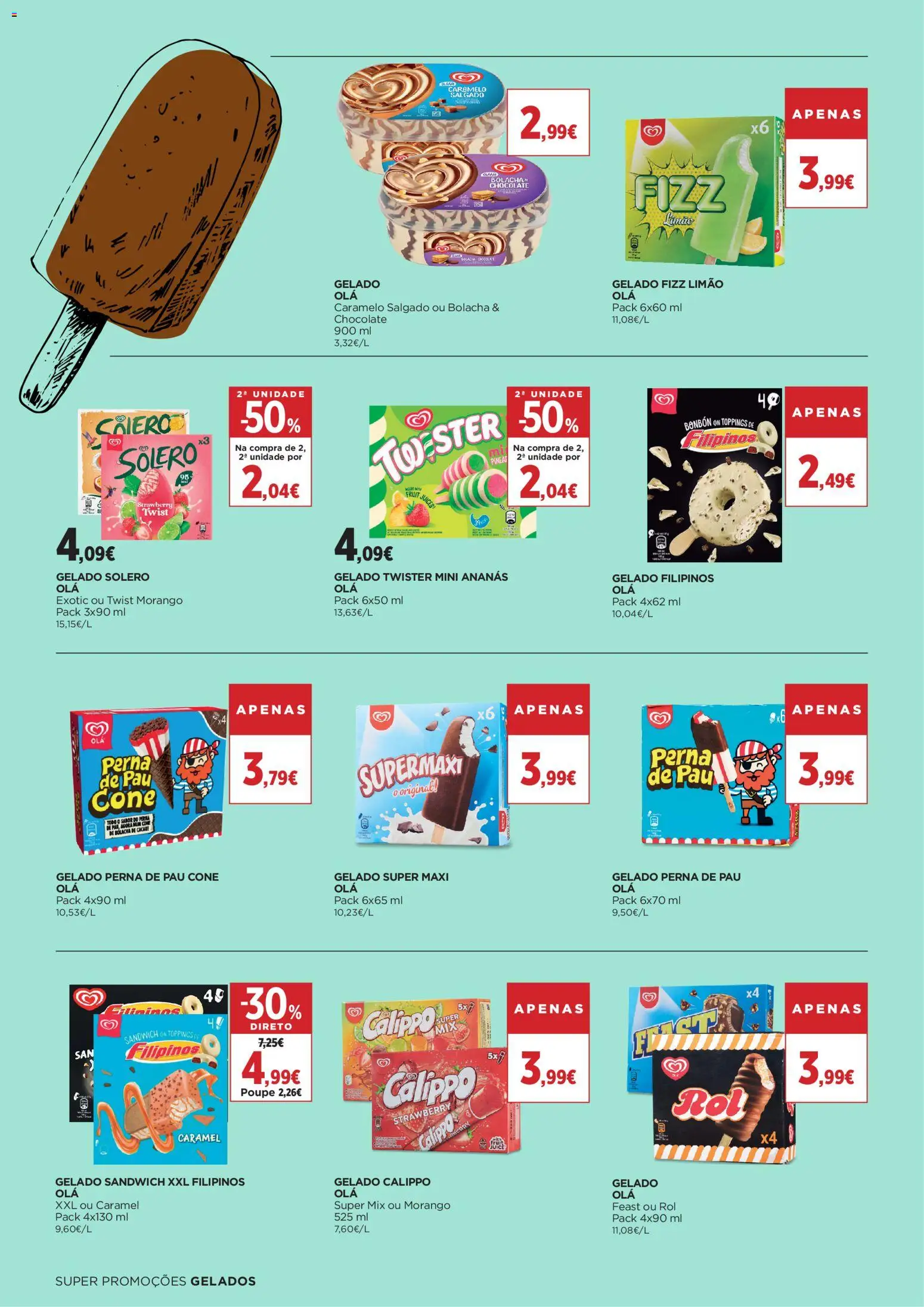 El Corte Ingles folheto │ válido de 10/07/2026 | Página: 8 | Produtos: Filipinos, Gelado, Chocolate, Gelado sandwich