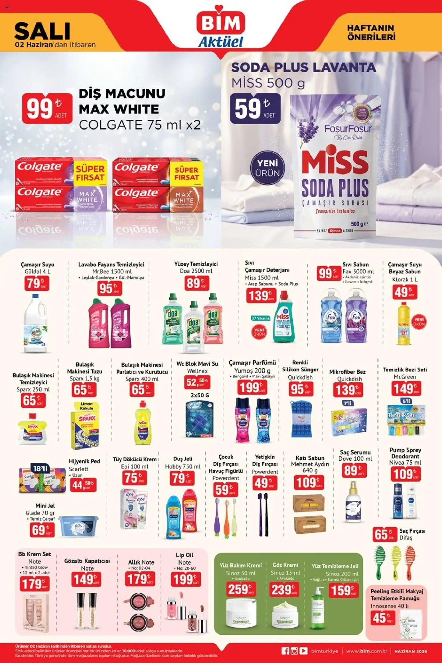 BİM - Katalog Salı - 02.06.2026 tarihinden itibaren geçerlidir | Sayfa: 3