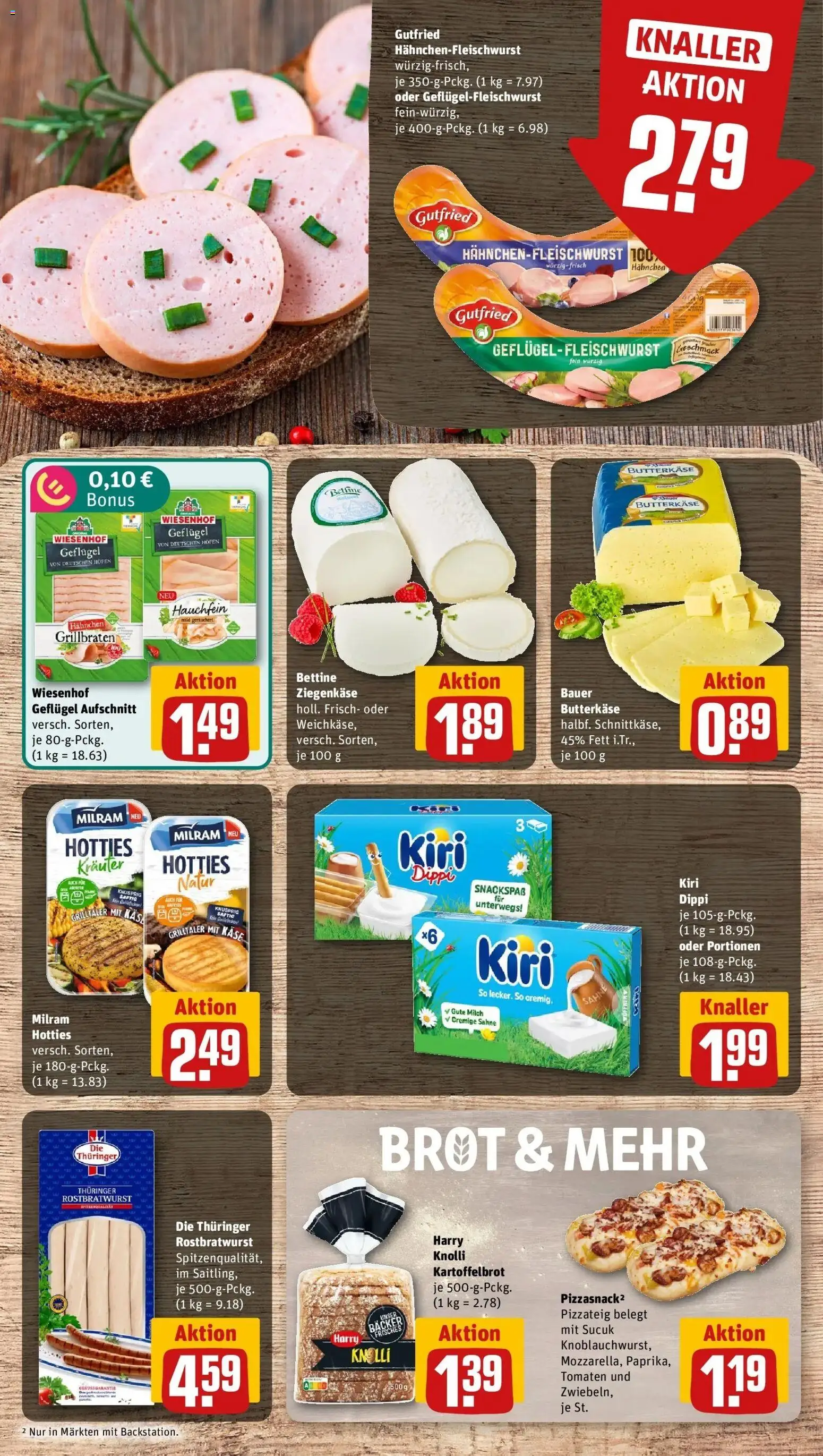 REWE Prospekt ab 03.08.2026 zum Blättern » Angebote | Seite: 11 | Produkte: Käse, Tomaten, Brot, Sahne
