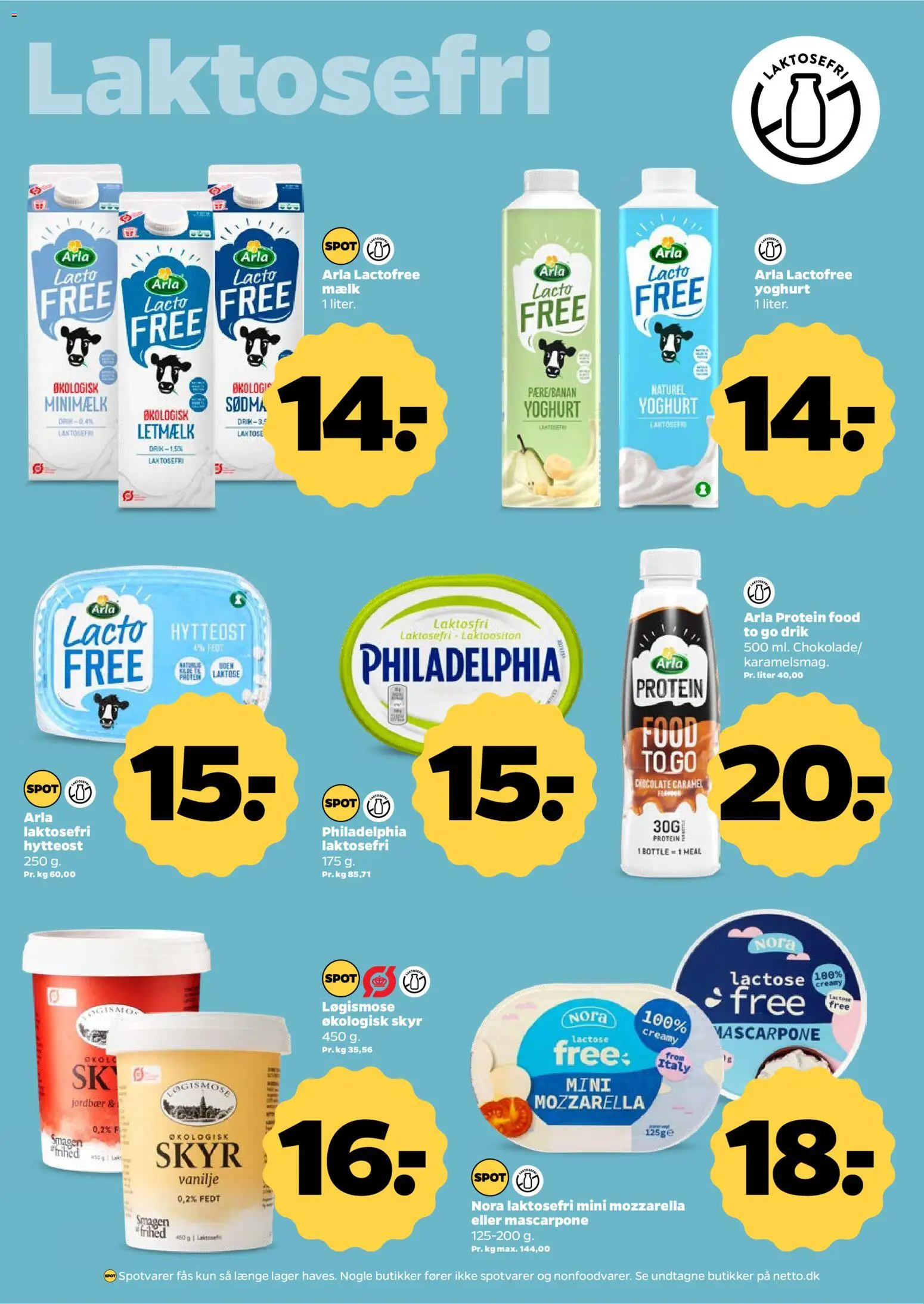 Netto tilbudsavis – gyldig fra 08/08/2026 | Side: 12 | Produkter: Skyr, Hytteost, Jogo de ferramentas, Mozzarella