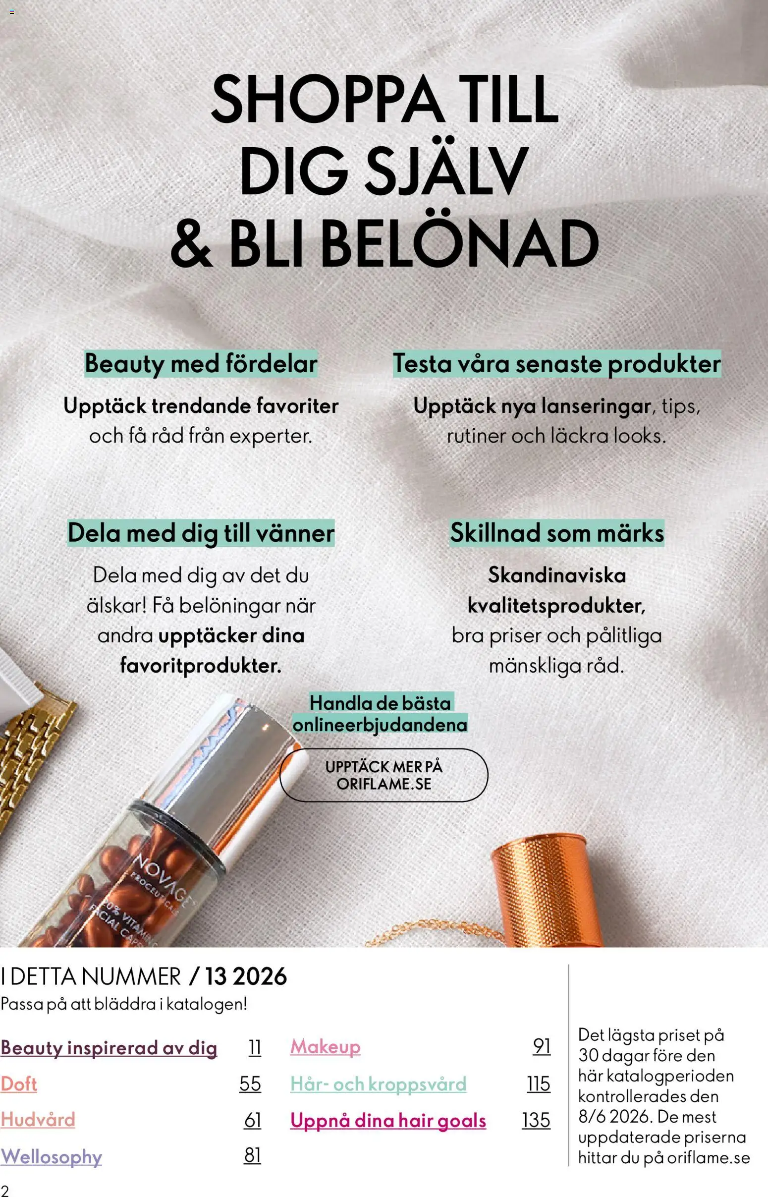 Oriflame reklamblad aktuell från 16/09/2026 | Sida: 2 | Produkter: Doft