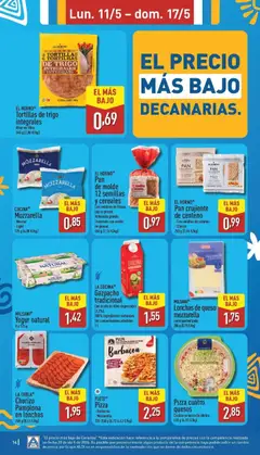 Vista previa Pizza, • Barbacoa • Mozzarella 335-350 g válido desde el 11.05.2026 | Página: 14 | Productos: El horno, Yogur, Aceite, Aceite de oliva virgen extra