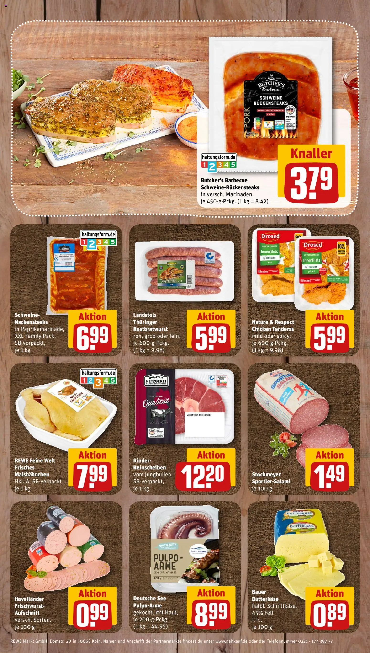 Nahkauf Prospekt – gültig ab 07.09.2026 | Seite: 16 | Produkte: Nackensteaks, Mais, Hahnchen, Paprika