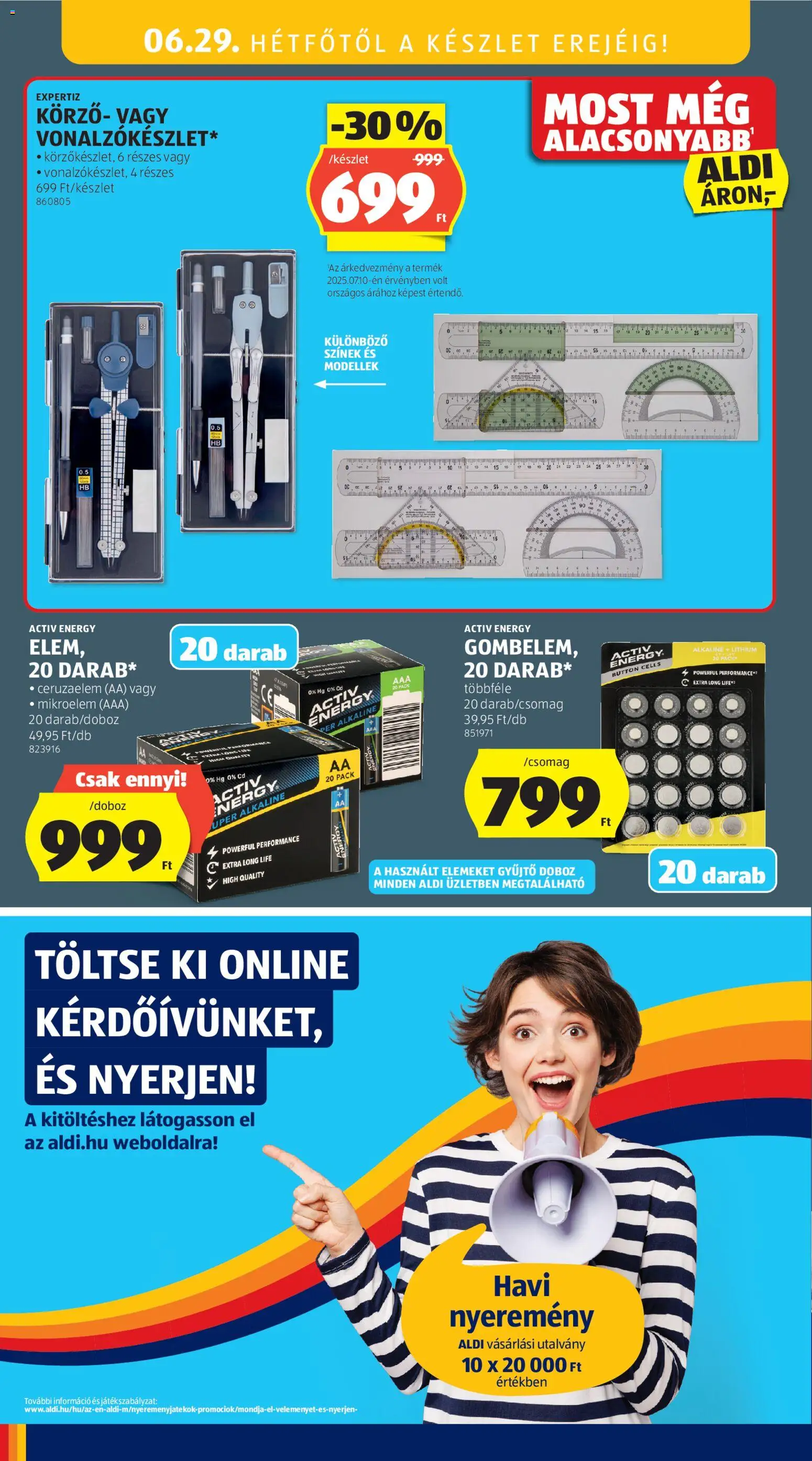 Aldi akciós ujság - amely érvényes a következő dátumtól: 25.06.2026 | Oldal: 18