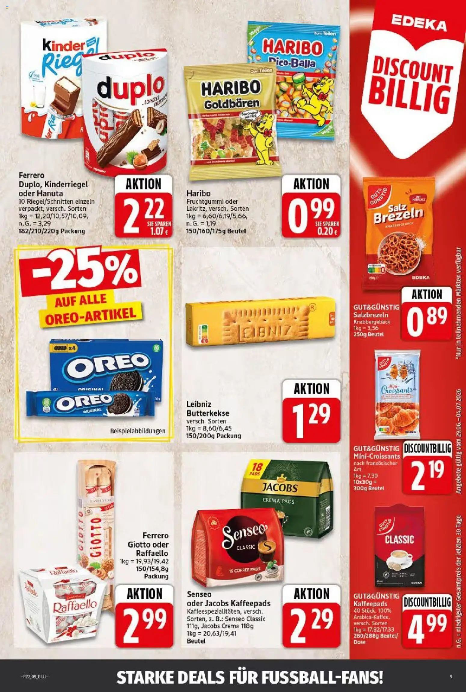 Elli Markt Prospekt Langenberg – gültig ab 29.06.2026 | Seite: 9 | Produkte: Senseo, Kaffeepads, Haribo, Butterkekse