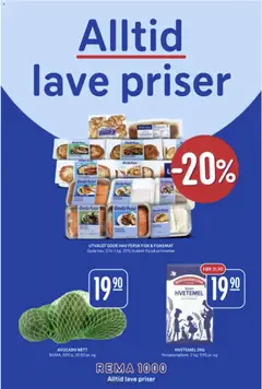 Forhåndsvisning av Rema 1000 kundeavis gyldig fra 19/10/2026