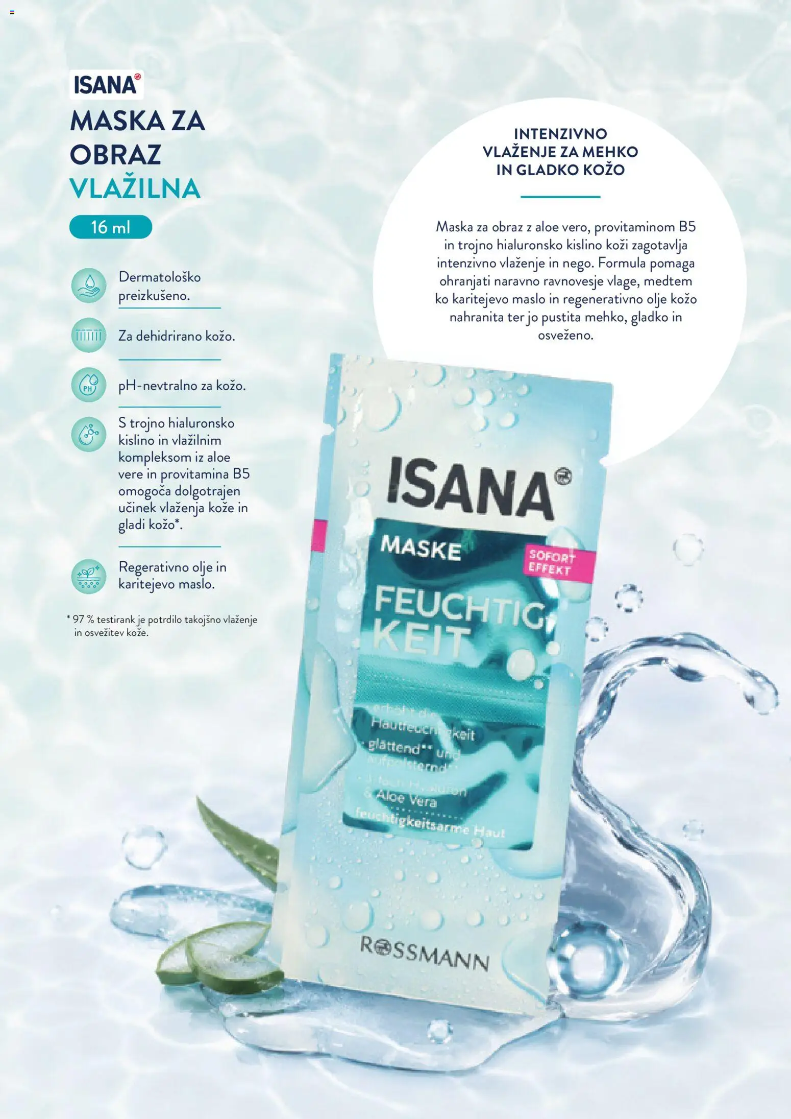 Novi Spar katalog ponudbe – veljaven od 24.09.2026 | Stran: 8 | Izdelki: Aloe Vera, Maska za obraz, Maslo, Olje