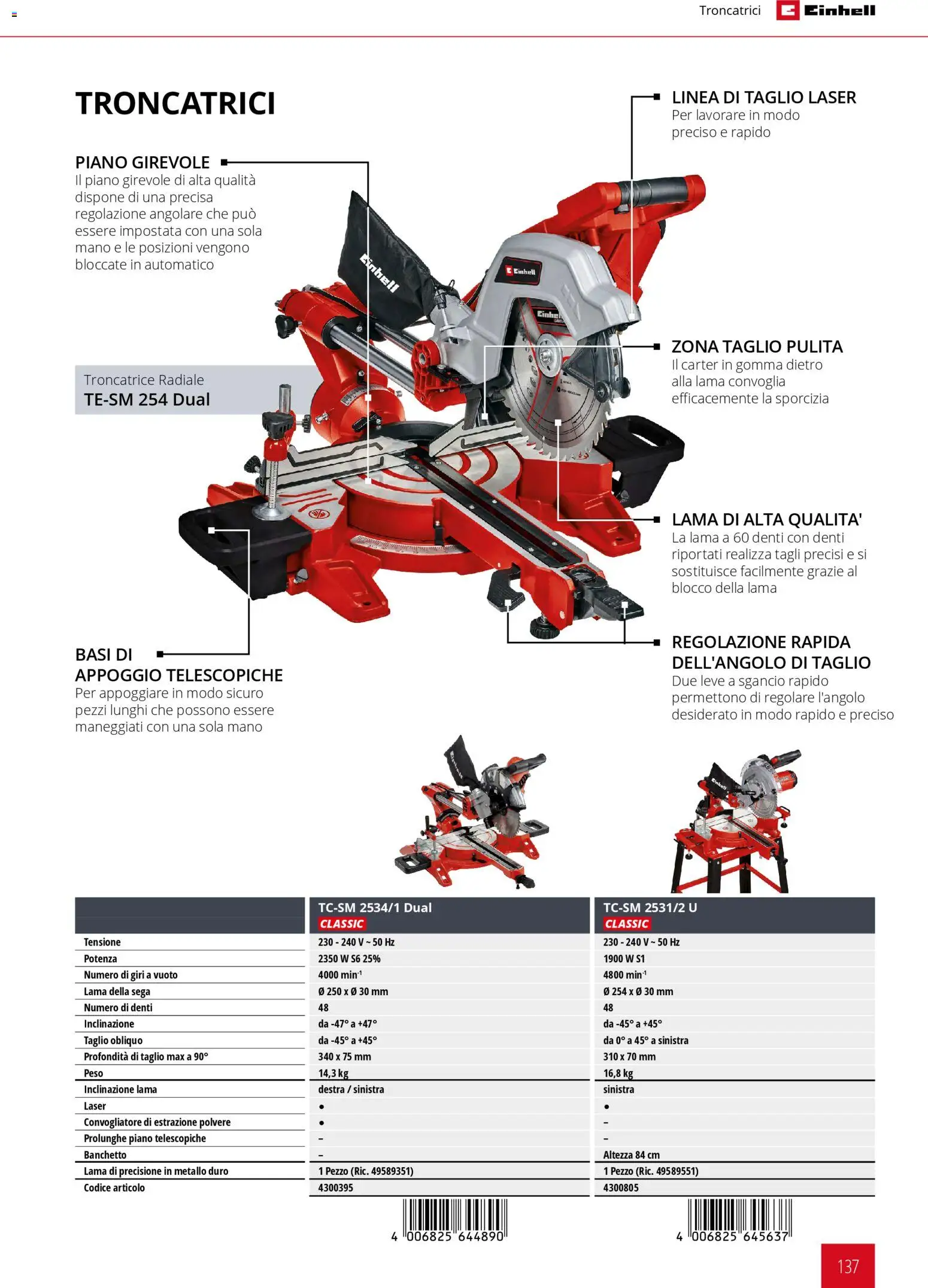 Volantino Einhell del 17.03.2026 | Pagina: 139 | Prodotti: Sega
