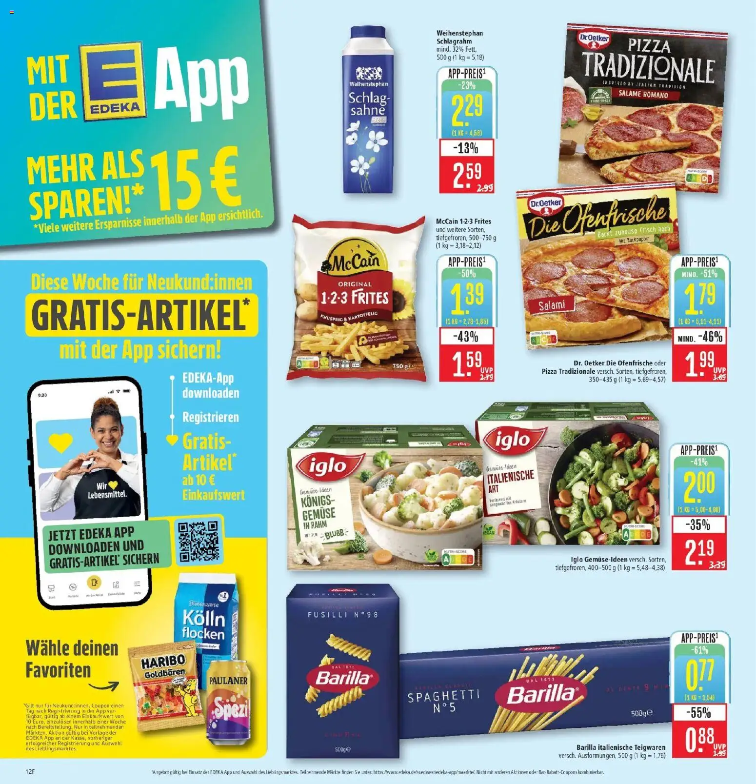 Marktkauf Prospekt Weil Am Rhein (ab 24.08.2026) » Angebote online | Seite: 16 | Produkte: Kolln, McCain, Pizza, Sahne