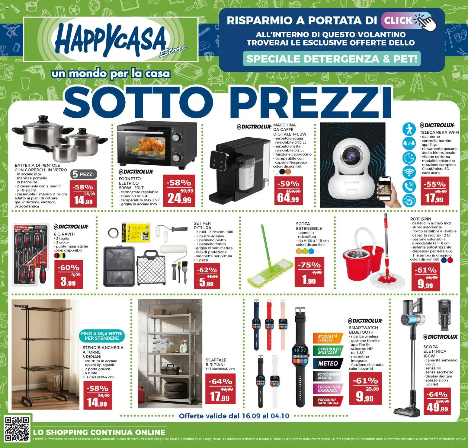 Volantino Happy Casa del 16/09/2026 | Pagina: 1