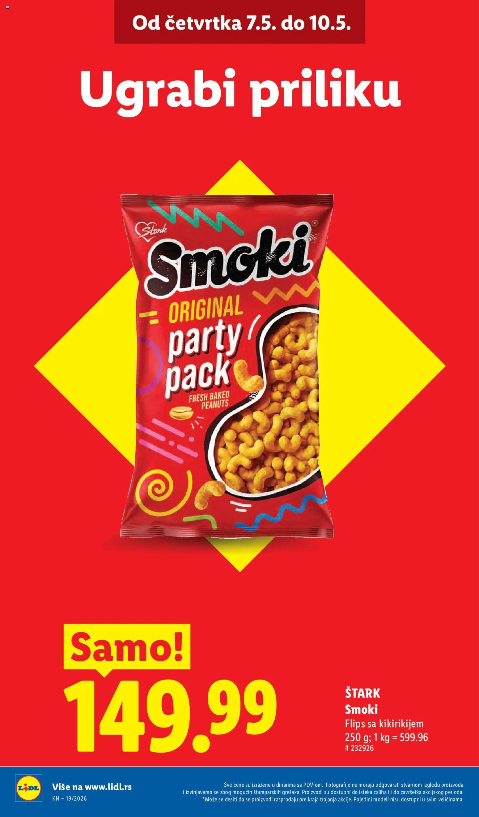 Lidl katalog - važi od 07.05.2026 | Strana: 10 | Proizvode: Smoki