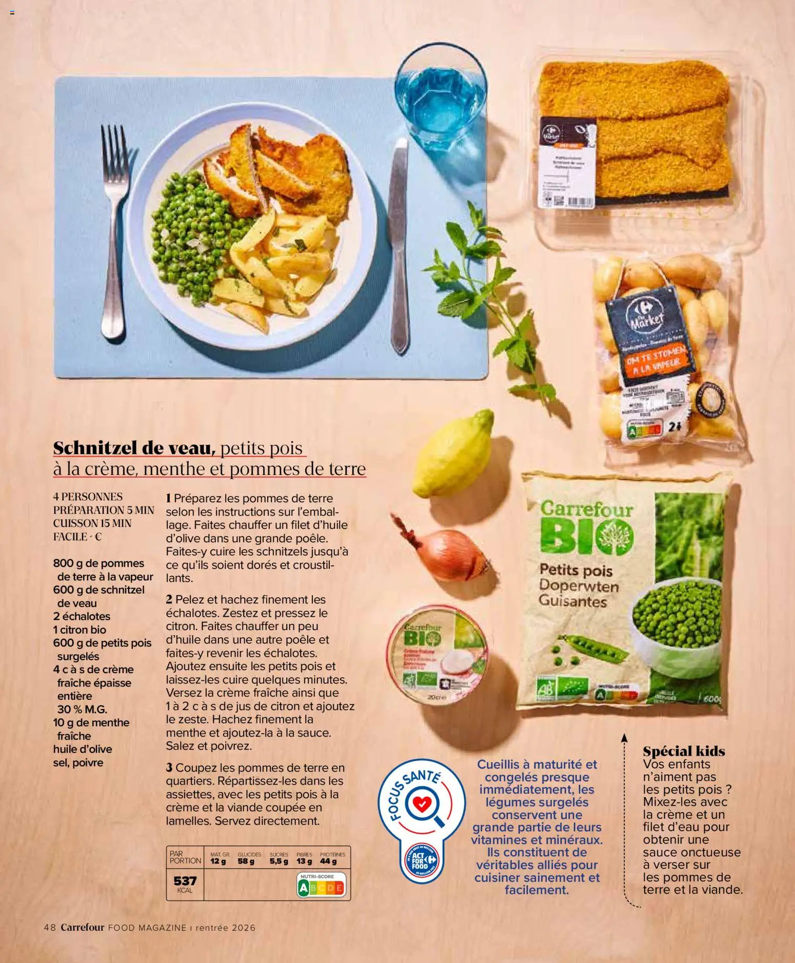 {H1} | Pagina: 48 | Producten: Schnitzel, Schnitzels, Crème, Filet