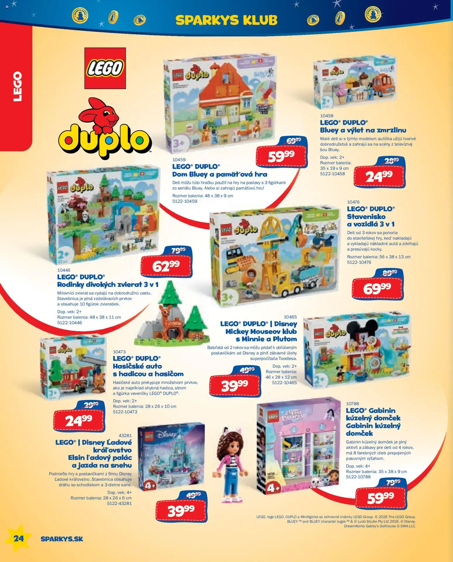 Nové ALLTOYS akcie – leták je platný od 01.05.2026 | Strana: 24 | Produkty: LEGO, LEGO DUPLO, Hra