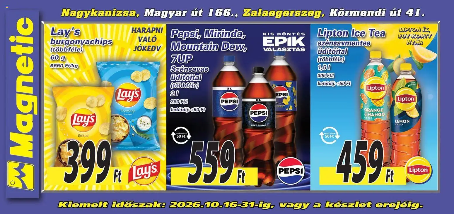 Magnetic akciós ujság - amely érvényes a következő dátumtól: 2026.10.16. | Oldal: 5