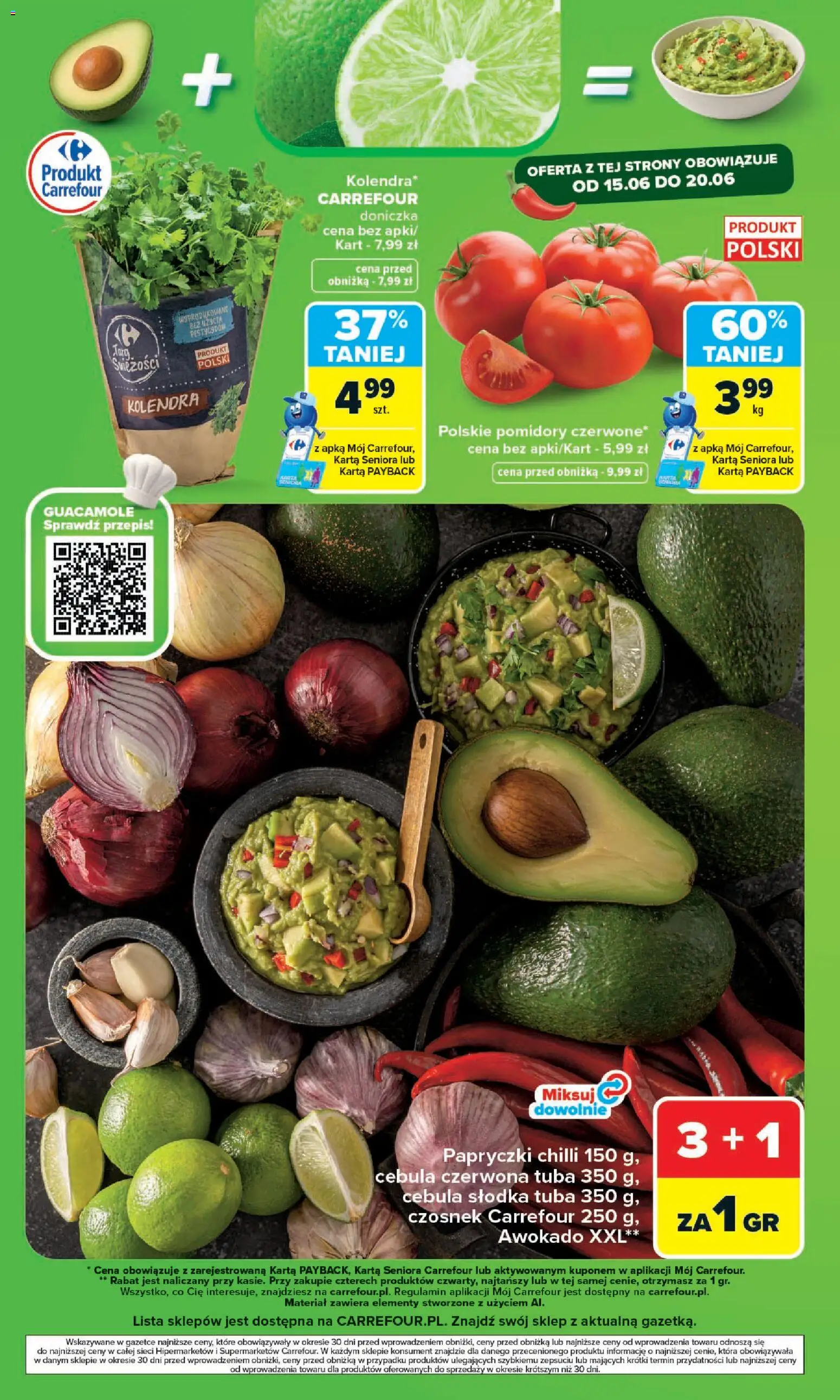 Carrefour gazetka - Kuchnia meksykańska od 15.06.2026 | Strona: 14 | Produkty: Karta, Doniczka, Pomidory, Awokado